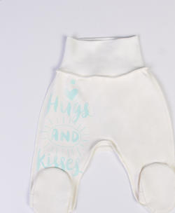 Верес ползуны "Hugs and kisses mint"  56 104.12-2.56