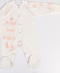 Верес комбінезон "Hugs and kisses peach" 56 101.12-3.56
