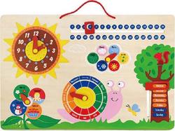 Viga Toys развивающая игрушка "Календарь и Часы" 50380afk