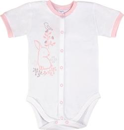 Верес боди короткий рукав "Pin pin pink" 74 102-1.34-2.74