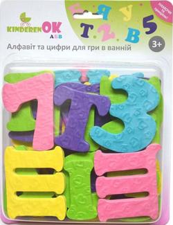KinderenOK набір іграшок для купання "АБВ" 91113kin