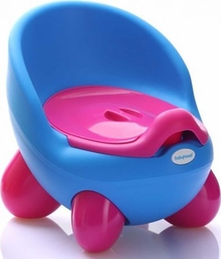 Babyhood детский горшок Кью Кью голубо-розовый BH-105B