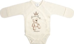 Garden baby боді сорочечка "Дорогоцінний ведмедик", світло-молочний 56 19258-02-56-св.молочный