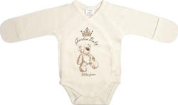 Garden baby боди распашонка "Драгоценный мишка", светло-молочный 56 19258-02-56-св.молочный