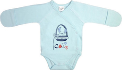 56 19260-02-56-голубой Garden baby боді-сорочечка "Миле цуценятко", блакитний 56 19260-02-56-голубой