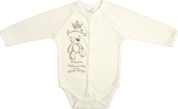 Garden baby боди "Драгоценный мишка", светло-молочный 68 19515-02-68-св.молочный