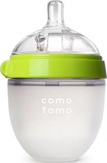 Comotomo антиколиковая бутылочка 150мл Green 150G-EN