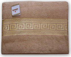 Hanibaba простынь хлопок махра grek полуторная beige m013164