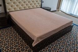 Hanibaba простирадло бавовна махра brusk двоспальне beige m013074