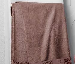 Hanibaba простынь хлопок махра sila двухспальная coffee m014049