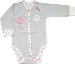 Верес боди "My heart light gray" 68 102.07/06.68