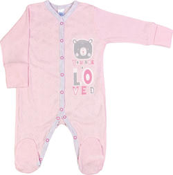 Верес комбинезон "You are so loved pink" 62 101.37-2.62