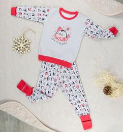Верес пижама "Penguins red" 86 113.65.86