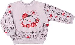Верес кофточка-свитшот "Penguins red" 68 103-2.65.68