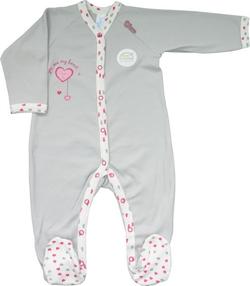 Верес комбинезон "My heart light gray" 74 101.07/06.74