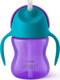 Avent горнятко з трубочкою 210мл 9 мес., для девочек 8710103781912