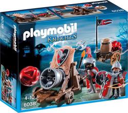 Playmobil конструктор серии Knights Пушка рыцаря - ястреба 6038ep