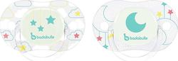 Badabulle пустушка реверсна Phosphos 6-12m Star B011011