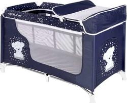 Bertoni манеж MOONLIGHT 2L dark blue teddy bear 20837ber