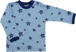 Верес кофточка с застежкой на плече "Stars blue" 68 103-1.29.68