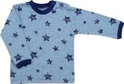 Верес кофточка с застежкой на плече "Stars blue" 68 103-1.29.68