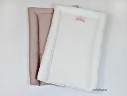 Ovalbed матрасик для пеленатора Корона мокко А-238