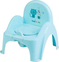 Tega горшок-стульчик Кот и Пес голубой PK-007-101