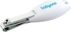 BabyOno безопасные щипчики с эргономичной ручкой Белые 65bo