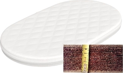 Ovalbed матрас кокос 2в1 Eco (ортопедический) , без швов MT-1