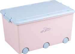 Tega ящик для игрушек Зайчики Светло-розовый KR-010-104