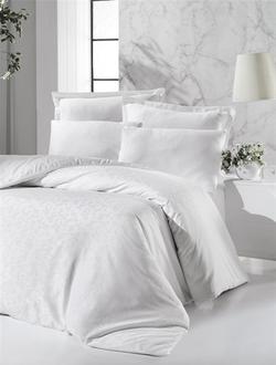Victoria комплект постельного белья Deluxe Jacquard Sateen Rimma белый 48832_2,0bt