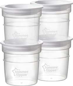 Tommee Tippee контейнеры для хранения грудного молока (4 шт) white 71583iti