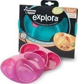Tommee Tippee тарілочка 3-х секційна (2 шт) 72303iti