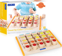 Guidecraft набор для обучения Manipulatives Счетные цилиндры G6902afk