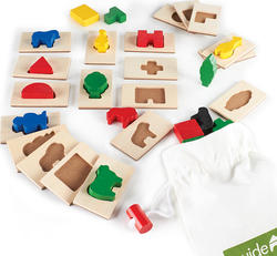 Guidecraft 3D-Пазл Manipulatives Форма и текстура G5060afk