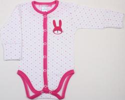 Верес боді "Hello Bunny" white-pink 68 102.45.68
