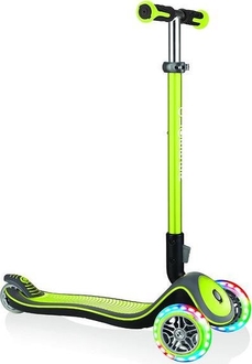 Globber самокат ELITE DELUXE колеса с подсветкой зеленый 444-406