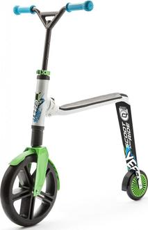 Scoot & Ride самокат Highwaygangster белый/зеленый/синий SR-216265-WHITE-GREEN-BLUE