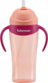 Babymoov пляшечка з соломинкою 2й рік 300 мл Peach A005005