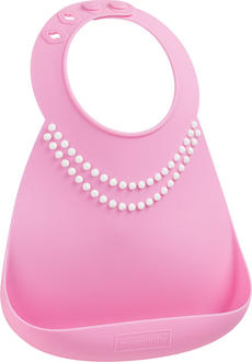 MAKE MY DAY нагрудник breakfast-at-moms-pink BB122
