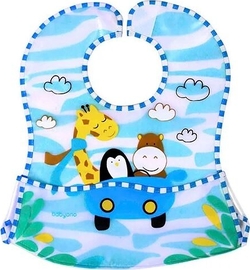 BabyOno нагрудник с липкой застежкой "Кенгуру" 836bo