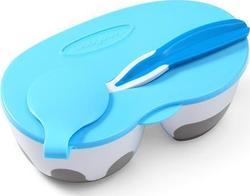 BabyOno мисочка с ложечкой двухкамерная 1067bo