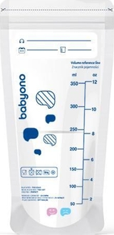 BabyOno пакеты для хранения грудного молока с индикатором температуры Natural nursing 20 шт 1099bo