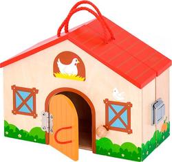 Viga Toys дерев'яний ігровий набір Будиночок-ферма 51618afk