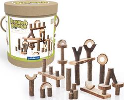 Guidecraft набір блоків Natural Play Палиці і бруски, 36 шт. G6770afk