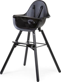 Childhome стільчик для годування 2 в 1 EVOLU 2 (з бампером) BLACK / BLACK CHEVOCHBL