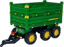 Rolly Toys прицеп на 6 колесах rollyMulti Trailer John Deere зелёный 125043