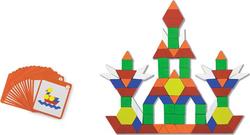 Viga Toys обучающий набор Геометрическая мозаика на магнитах, 102 эл. 50669afk