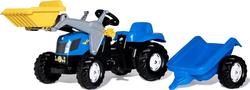 Rolly Toys трактор з причiпом та ковшем rollyKid NEW HOLLAND сине-желтый 23929