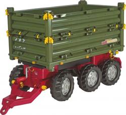 Rolly Toys прицеп на 6 колесах rollyMulti Trailer Зеленый 125012